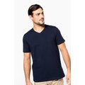 Camiseta algodón cuello de pico hombre