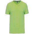 Camiseta de algodón con cuello de pico Lime XL