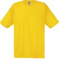 Camiseta algodón cuello redondo Amarillo S