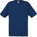 Camiseta algodón cuello redondo Azul 3XL