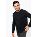 Camiseta algodón cuello redondo manga larga