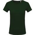 Camiseta algodón cuello redondo mujer Forest Green XL