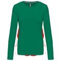 Camiseta algodón de manga larga mujer Kelly Green S