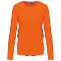 Camiseta algodón de manga larga mujer Naranja M