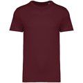 Camiseta algodón orgánico ajustado Dark Cherry XS