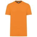 Camiseta algodón orgánico cuello redondo Fluorescent Orange XL