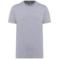 Camiseta algodón orgánico cuello redondo Gris XS