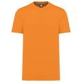 Camiseta algodón orgánico cuello redondo Naranja 4XL