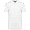 Camiseta algodón orgánico cuello redondo White XL