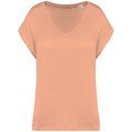 Camiseta algodón orgánico mujer holgada Apricot M