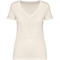 Camiseta algodón orgánico mujer Ivory L