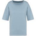 Camiseta algodón orgánico oversize mujer Aquamarine S/M