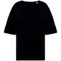 Camiseta algodón orgánico oversize mujer Black S/M