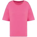 Camiseta algodón orgánico oversize mujer Rosa S/M