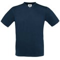 Camiseta de algodón preencogido Azul XL