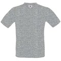 Camiseta de algodón preencogido Gris L