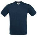 Camiseta de algodón preencogido Navy XXL