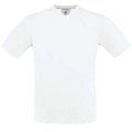 Camiseta de algodón preencogido White XXL