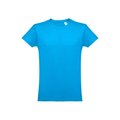 Camiseta Algodón Tubular Muchos Colores Azul aqua XXL