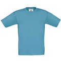 Camiseta amplia niños 100% algodón Azul 12/14 ans