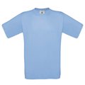 Camiseta amplia niños 100% algodón Azul 7/8 ans