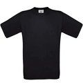 Camiseta amplia niños 100% algodón Black 5/6 ans