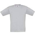 Camiseta amplia niños 100% algodón Gris 3/4 ans