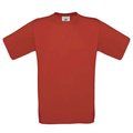 Camiseta amplia niños 100% algodón Red 3/4 ans