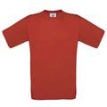 Camiseta amplia niños 100% algodón Red 7/8 ans