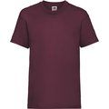 Camiseta amplia para niños Burgundy 3/4 ans