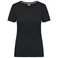 Camiseta antibacteriana mujer Negro XL