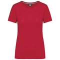 Camiseta antibacteriana mujer Rojo M