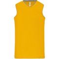 Camiseta baloncesto infantil poliéster Amarillo 4/6 ans