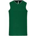 Camiseta baloncesto infantil poliéster Verde 12/14 ans