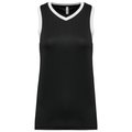 Camiseta baloncesto para mujer Black / White L