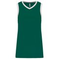 Camiseta baloncesto para mujer Dark Green / White L