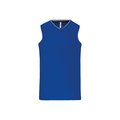 Camiseta baloncesto mujer poliéster Azul L