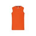 Camiseta baloncesto mujer poliéster Orange XS