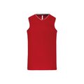 Camiseta baloncesto mujer poliéster Rojo M