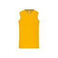 Camiseta baloncesto mujer poliéster Sporty Yellow S