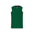 Camiseta baloncesto mujer poliéster Verde M