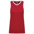 Camiseta baloncesto para mujer Sporty Red / White XL