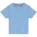 Camiseta bebé 100% algodón Sky Blue 12M