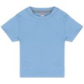 Camiseta bebé 100% algodón Sky Blue 18M