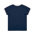 Camiseta para bebé de algodón orgánico Azul 3/6M