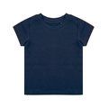 Camiseta para bebé de algodón orgánico Navy 12/18M