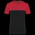 Camiseta bicolor eco Black / Red 3XL