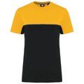 Camiseta bicolor eco Black / Yellow 5XL