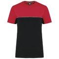 Camiseta bicolor eco Rojo L