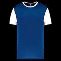 Camiseta bicolor infantil Dark Royal Blue / White 8/10 ans